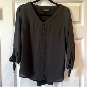 Mixed Material Blouse from Stitch Fix